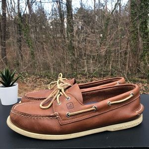 Eye Leather Boat Shoes 532002 